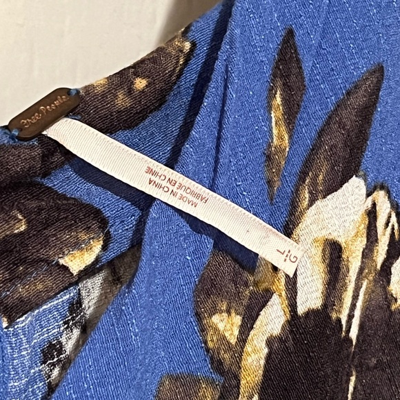 Blue floral romper - FREE PEOPLE - Picture 3 of 3